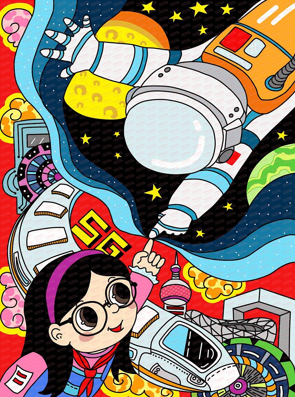 电脑作品 学生绘画 电脑绘画作品 中小学电脑绘画作品