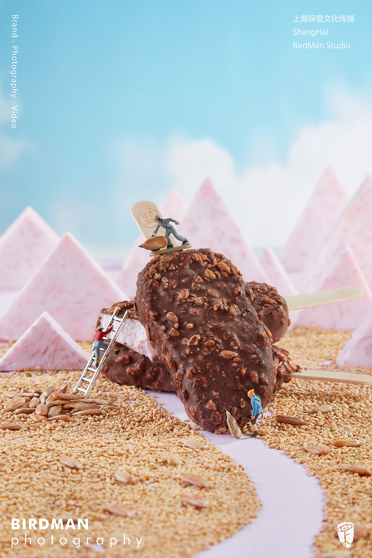 美食摄影 | 零度企鹅雪糕拍摄x保曼传媒
