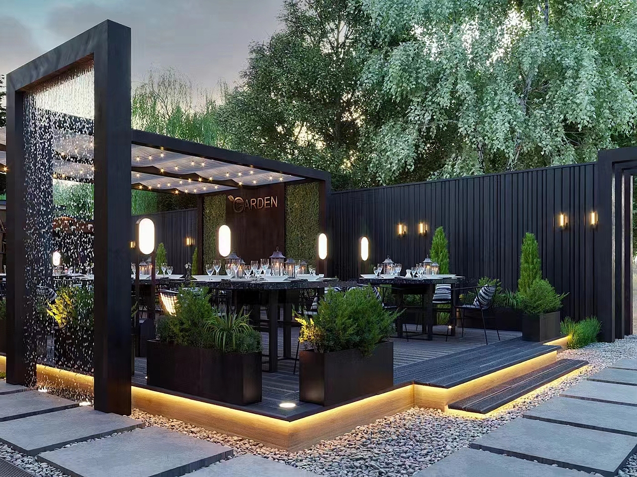 户外餐厅|美味佳肴,家人共享