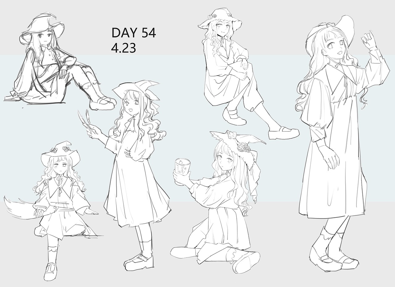 #速寫60天挑戰(zhàn)賽# DAY54 @速寫班長（圖ZMjk4NDkzNTcy） - 創(chuàng)作習(xí)作 - 站酷設(shè)計(jì)師容瑯原創(chuàng)素材 - 站酷ZCOOL