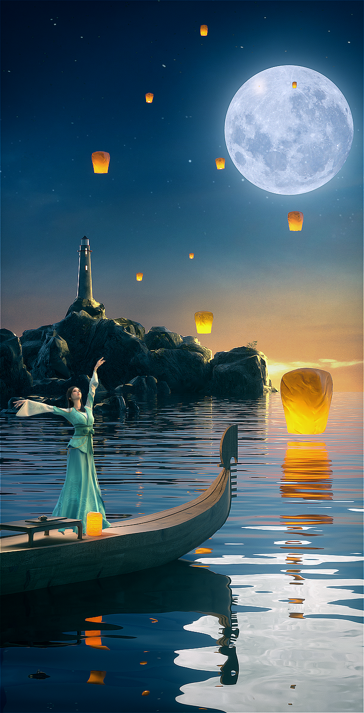 咪咕新空鼓浪屿「元」月夜中秋创意H5