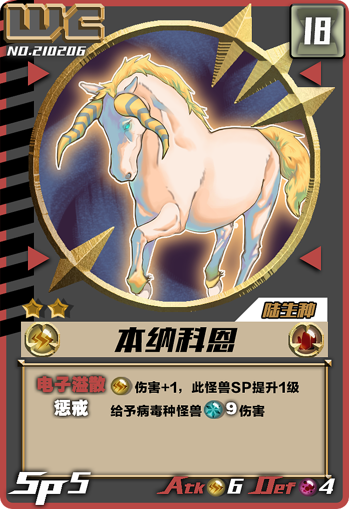 毕业设计《Monster Time》卡牌游戏怪物卡片