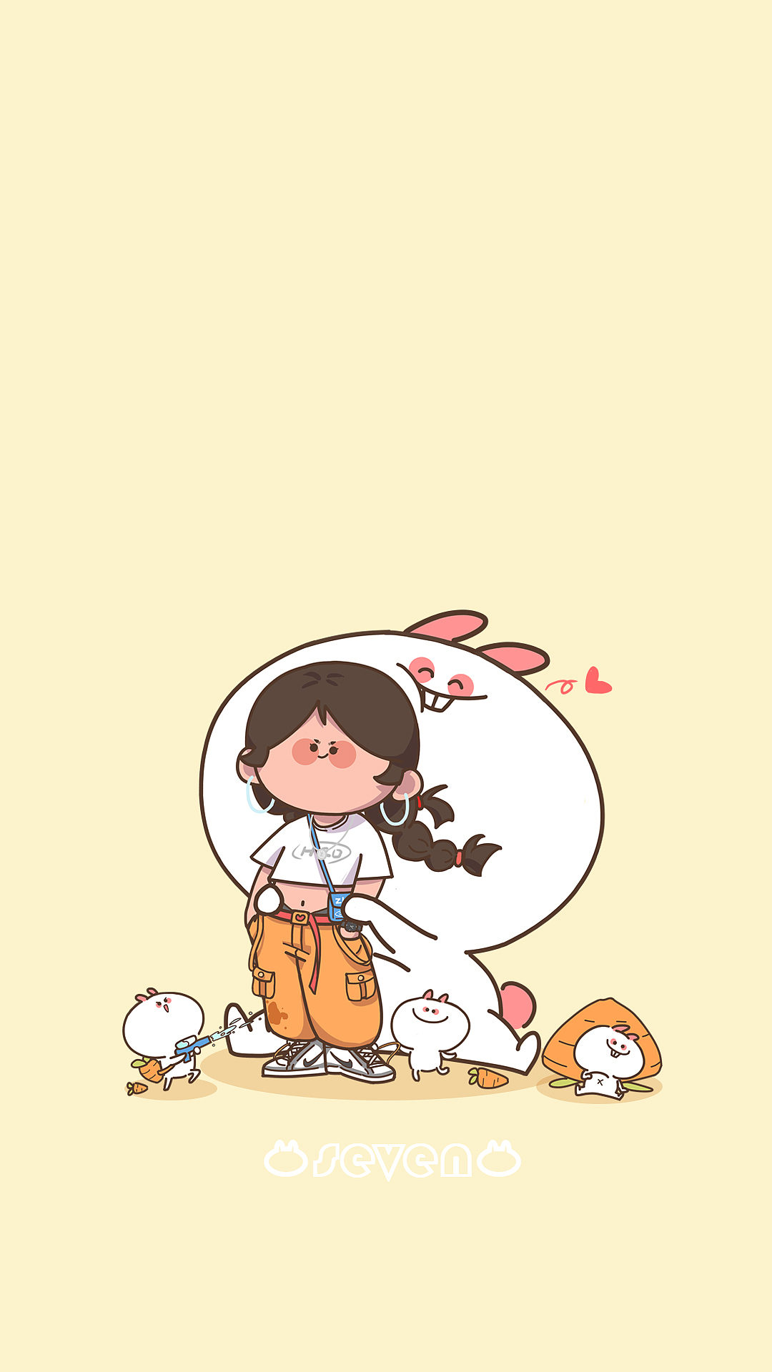 2022年个人IP年终总结（图ZMzI2MjIyOTU2） - 艺术插画 - 站酷设计师兔豆丸SEVEN原创素材 - 站酷ZCOOL