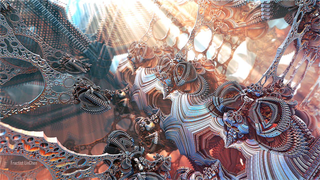 #挑战一张封神# 我的分形宇宙系列之：集群（图ZMzEzNDE5MTQw） - 绘画 - 站酷设计师画分形的修道妖原创素材 - 站酷ZCOOL