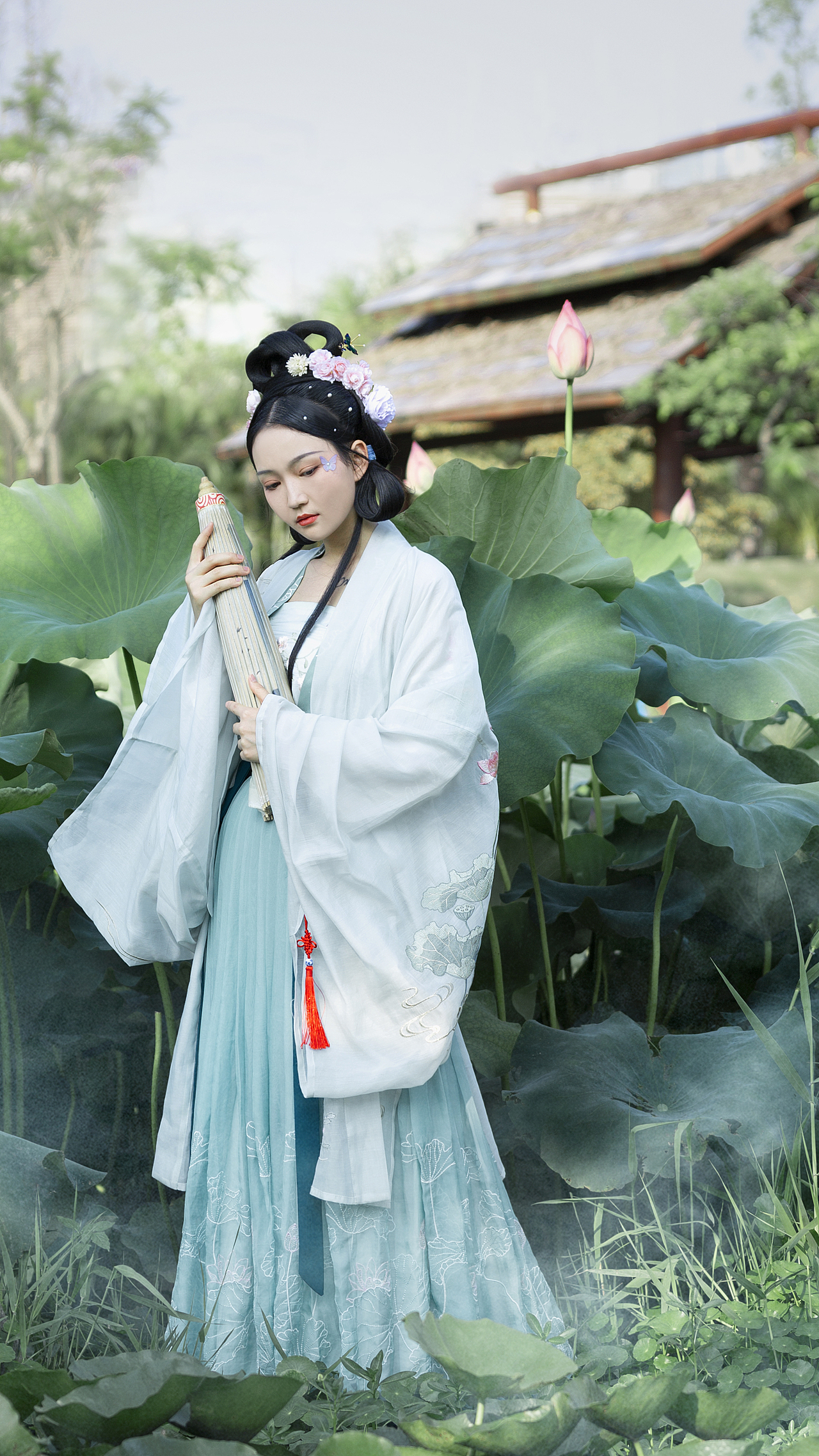 荷花繁茂，盛夏时光（图ZMzExMDY4Nzgw） - 人像摄影 - 站酷设计师PHOTO龐原创素材 - 站酷ZCOOL
