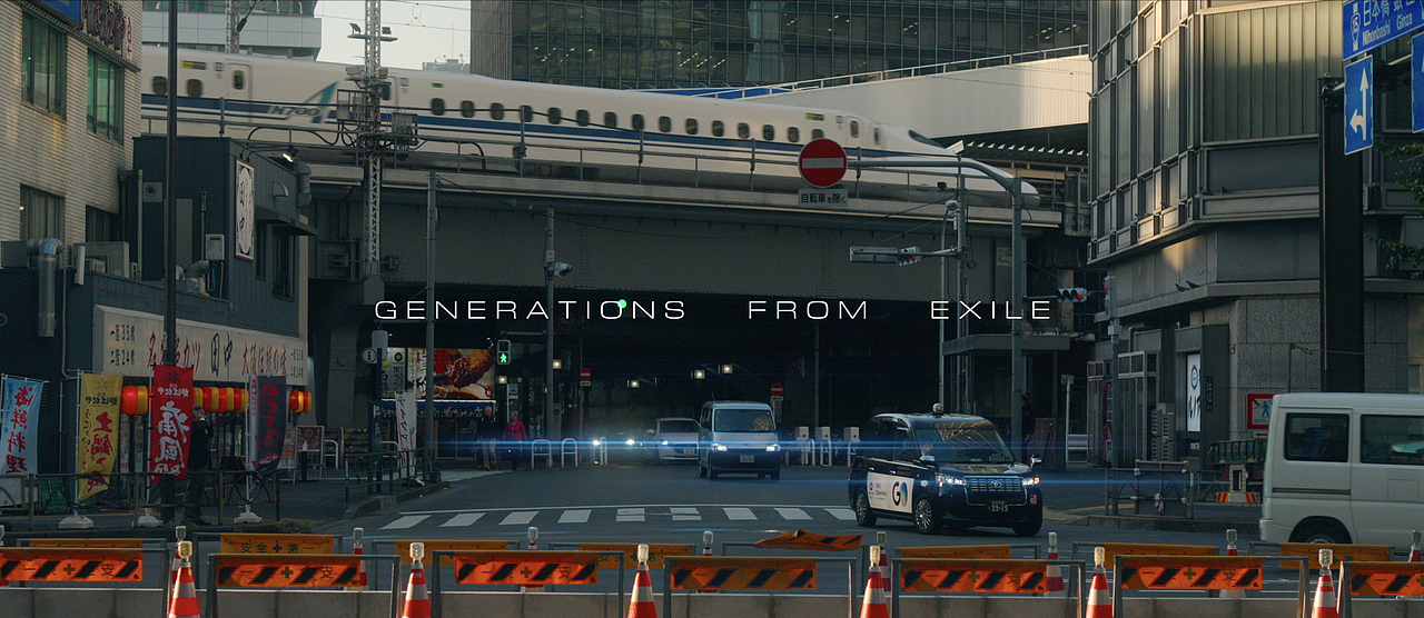 银座前街景静帧