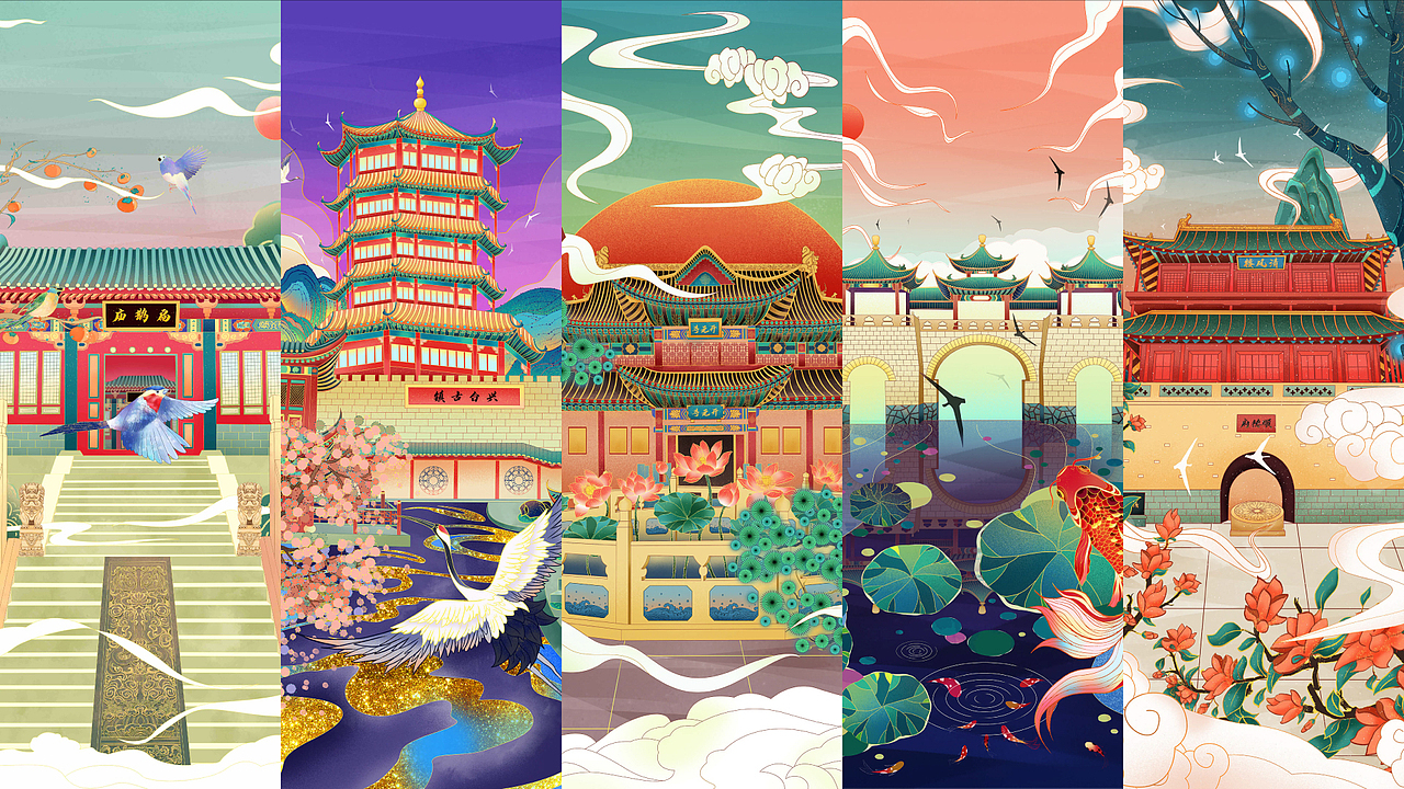 氛围感国风场景