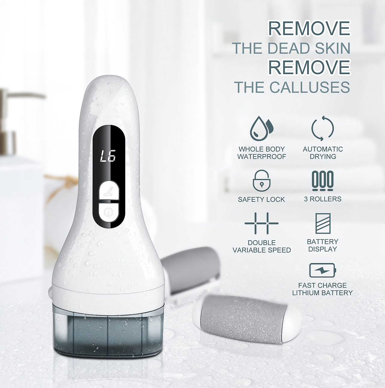 白色磨脚器（图ZMzQ4MzY3NjMy） - 电商 - 站酷设计师时光巷陌zf原创素材 - 站酷ZCOOL