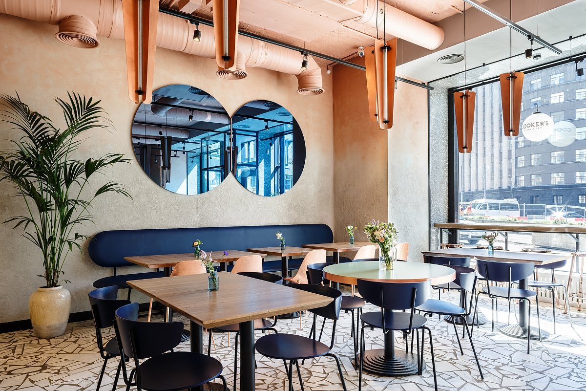 俄罗斯风格咖啡馆餐厅装修设计案例鉴赏——轻奢现代（图ZMzE5NzI4OTYw） - 商业空间设计 - 站酷设计师成都有木设计原创素材 - 站酷ZCOOL