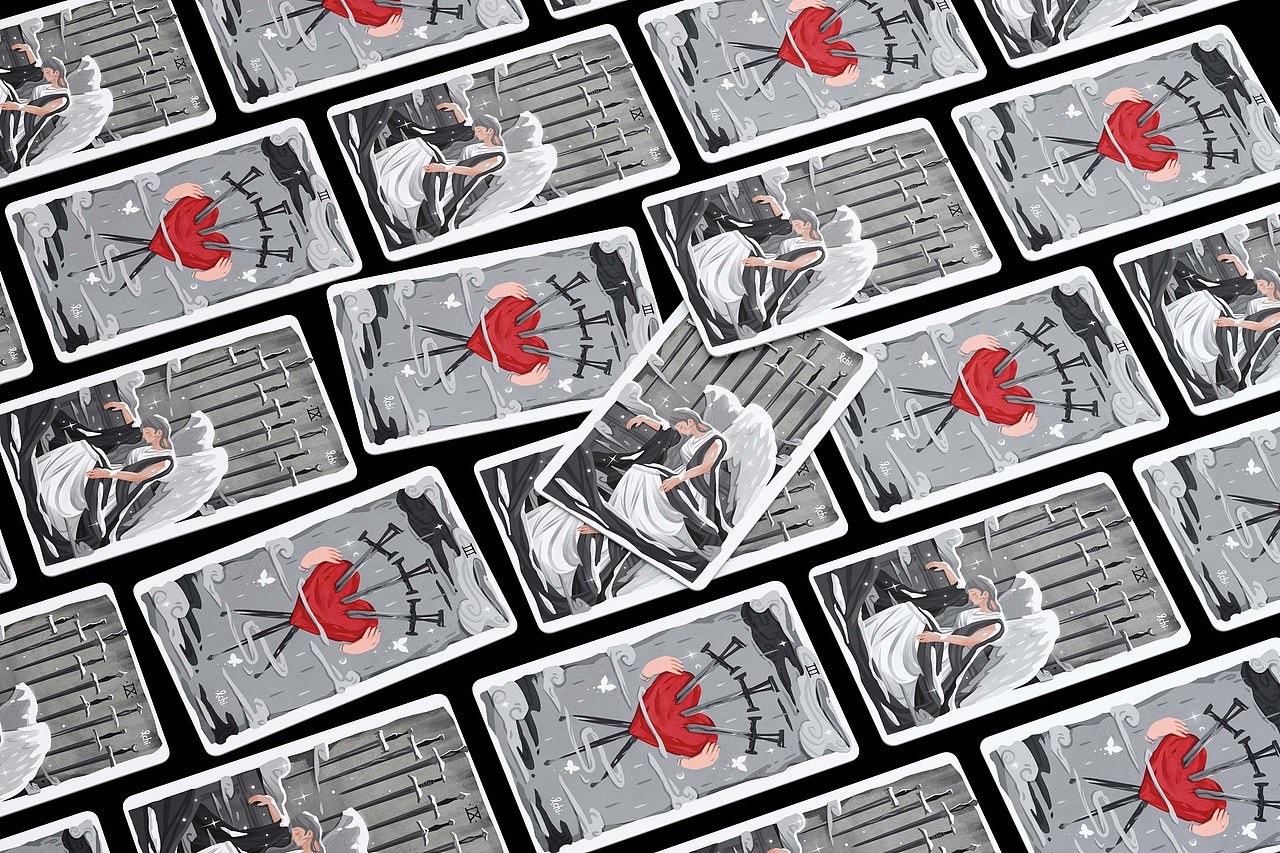 《梦游者》塔罗牌-78张原创插画设计