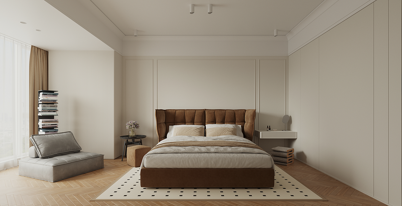 现代复古风效果图表现（图ZMzMwMjkyMDAw） - 家装设计 - 站酷设计师YF秋山原创素材 - 站酷ZCOOL