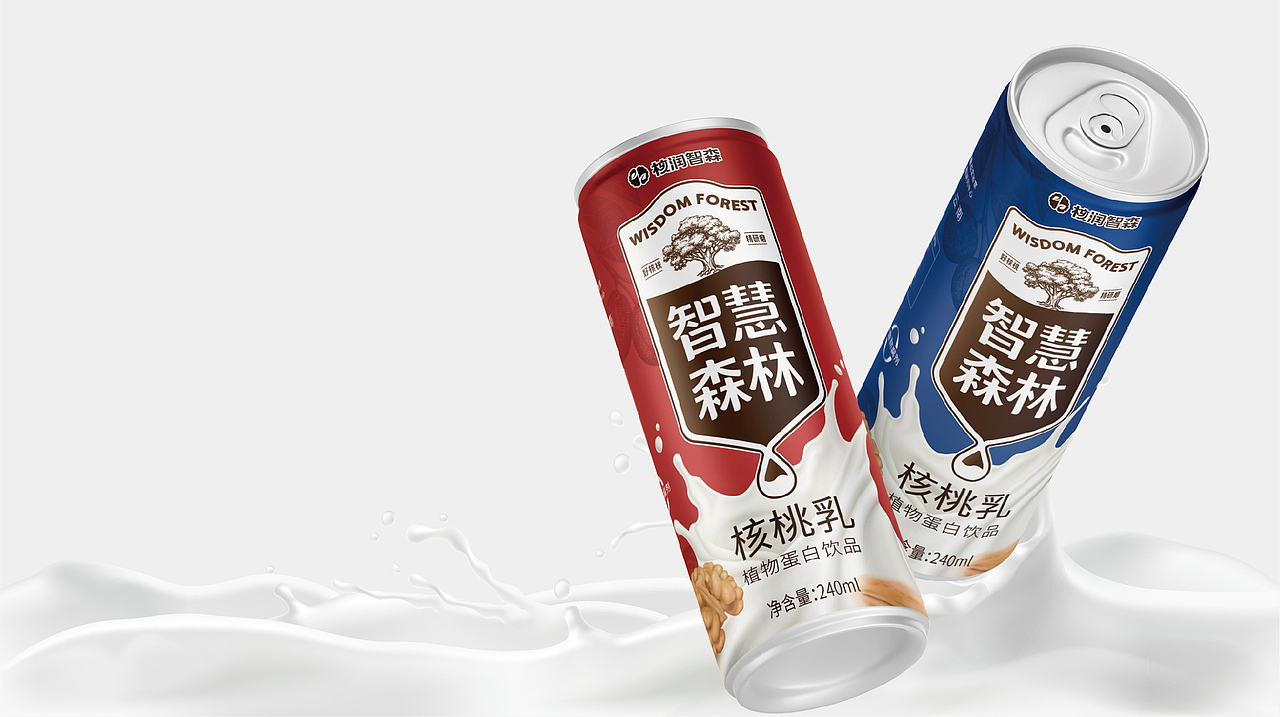 智慧森林 核桃乳