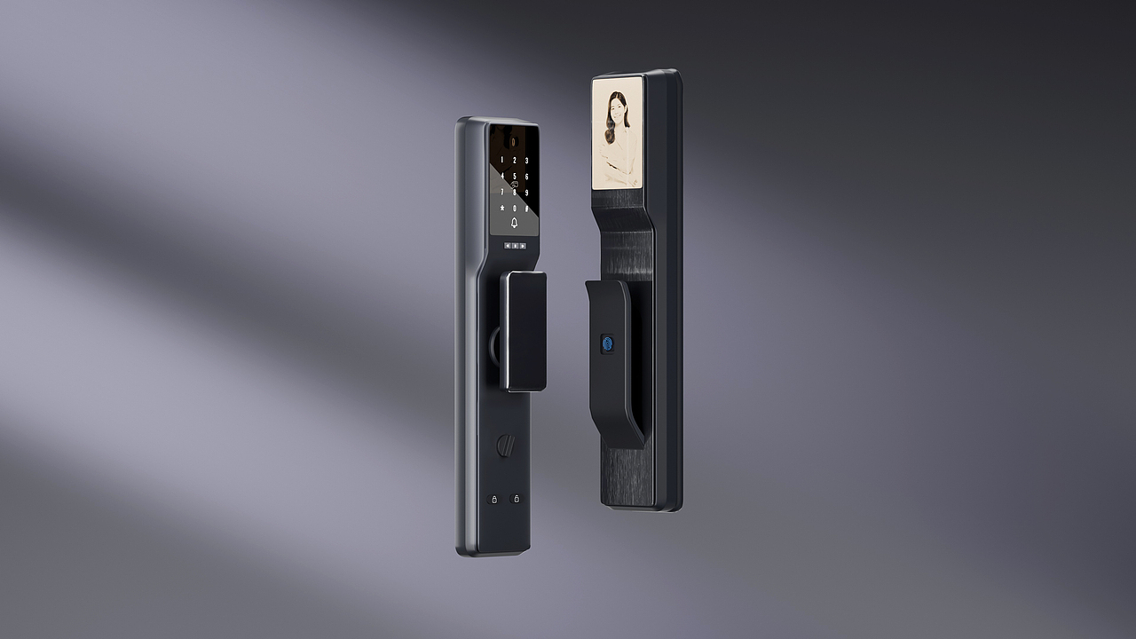 智能锁产品建模渲染（图ZMzU0MTQwNjA0） - 产品 - 站酷设计师Z05937267原创素材 - 站酷ZCOOL