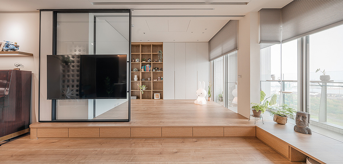 家装设计案例鉴赏——现代简约风原木温润景观宅