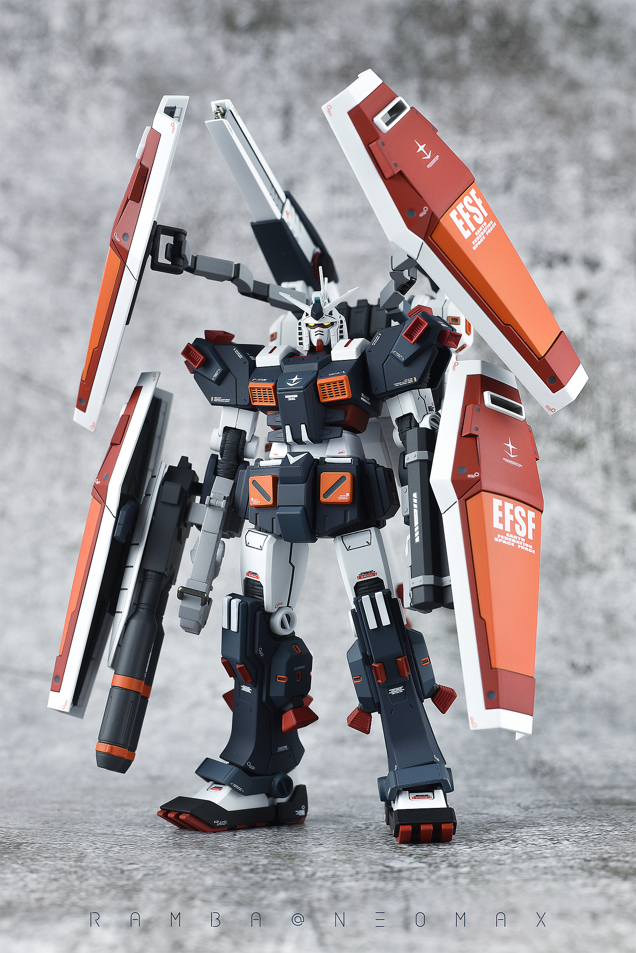 高达模型作品【hg fa-78全装备高达】