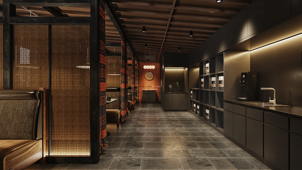 餐饮店效果表现