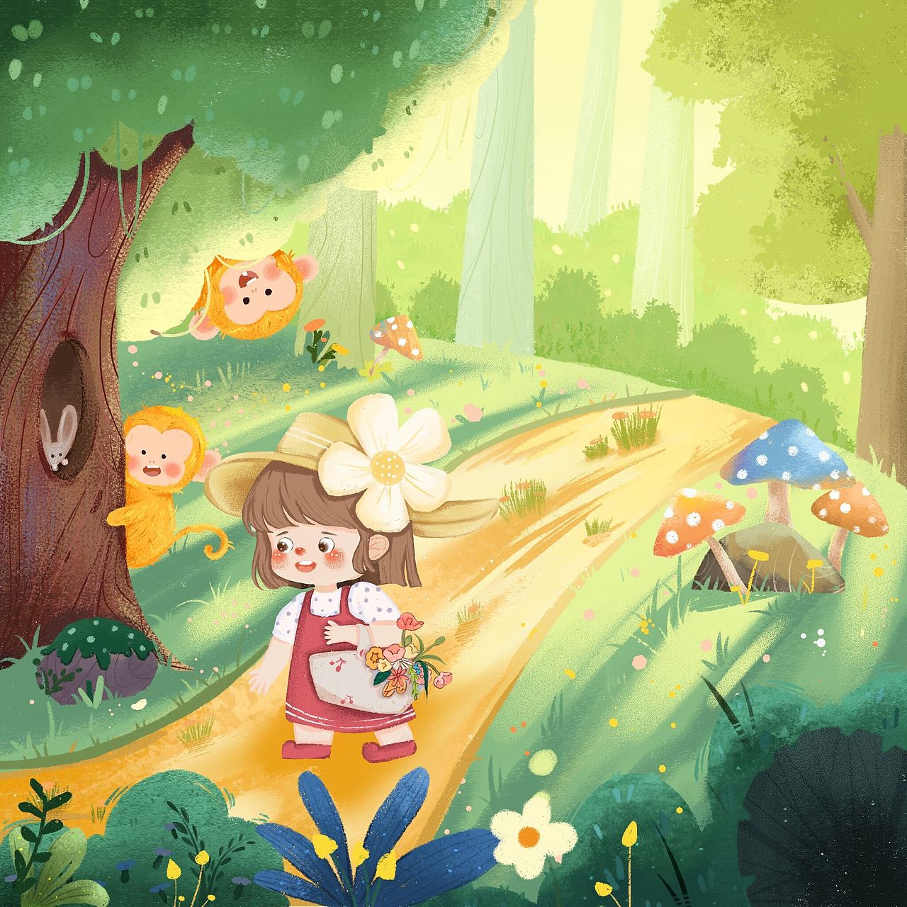 儿童插画小合集（图ZMzM0NjA1MjA4） - 创作习作 - 站酷设计师绵绵_yang原创素材 - 站酷ZCOOL