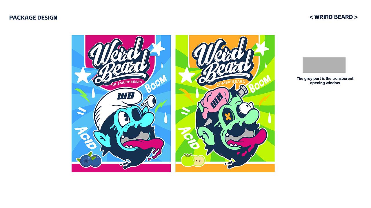 【Weird Beard】糖果包装设计/logo设计（图ZMzY2Mjc5NTUy） - 包装 - 站酷设计师硬核青年原创素材 - 站酷ZCOOL