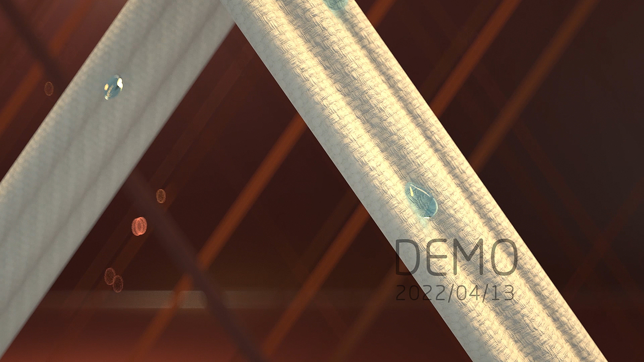 C4D衣服布料生长杀菌产品动画