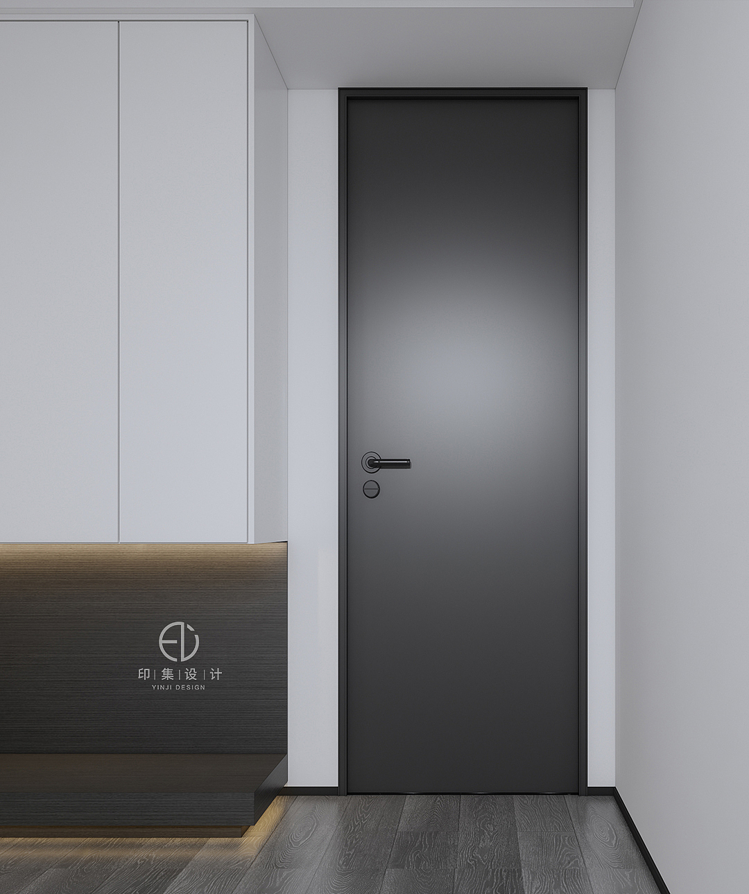 128㎡极简黑白灰，低调含蓄里的情感奔放（图ZMzA2MTg3MTg4） - 家装设计 - 站酷设计师印集装饰设计原创素材 - 站酷ZCOOL