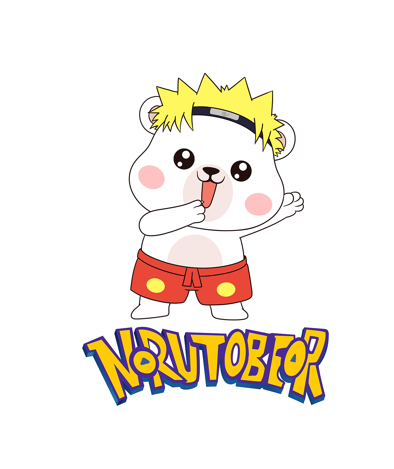 火影熊童装服装印花设计