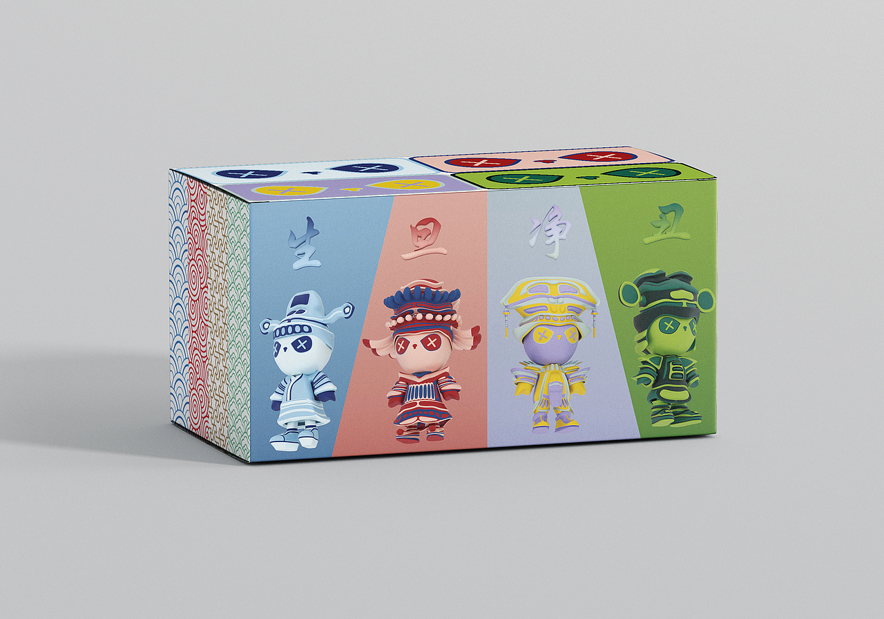 国潮盲盒IP形象设计-墨墨