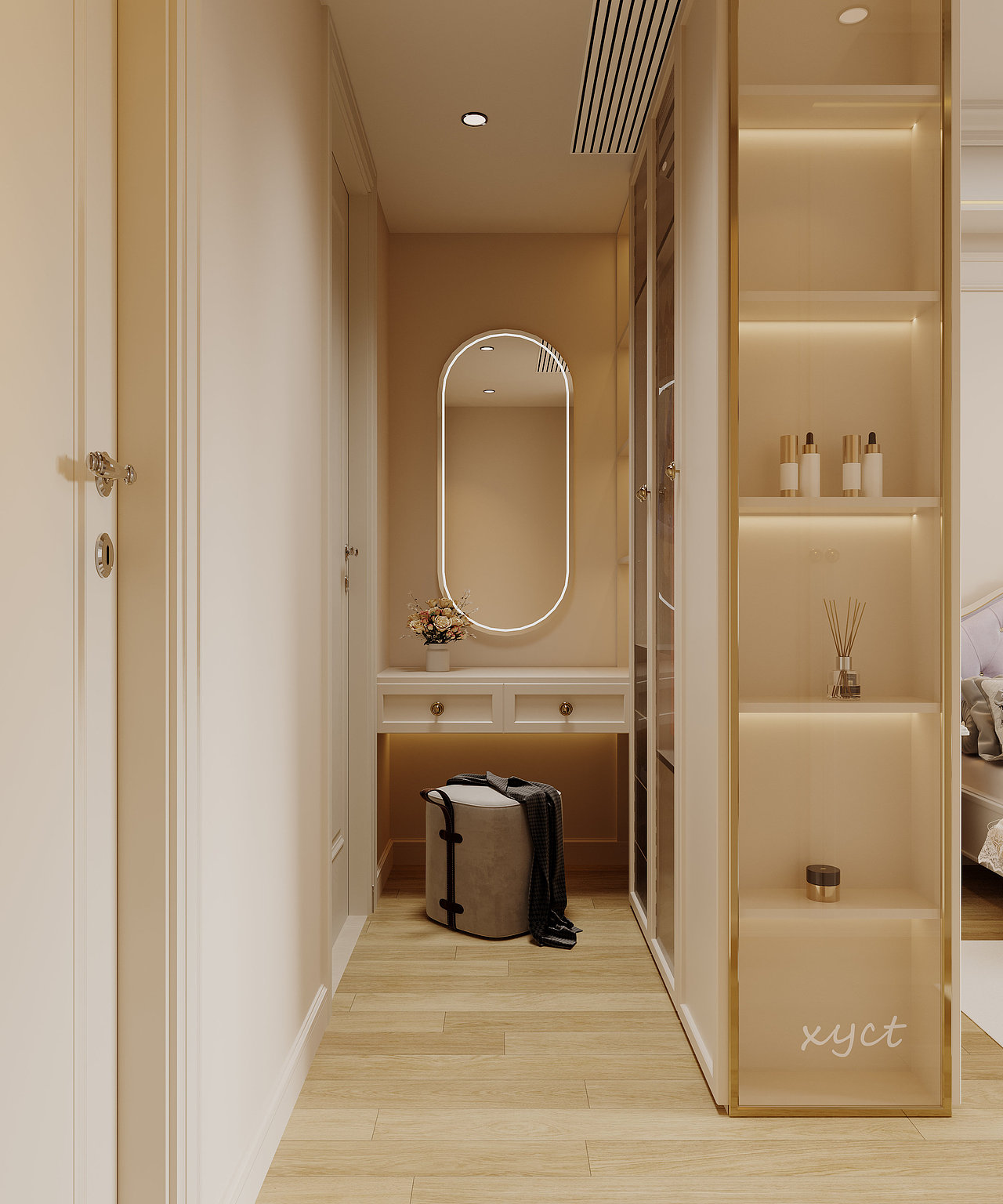 家装法式效果图表现