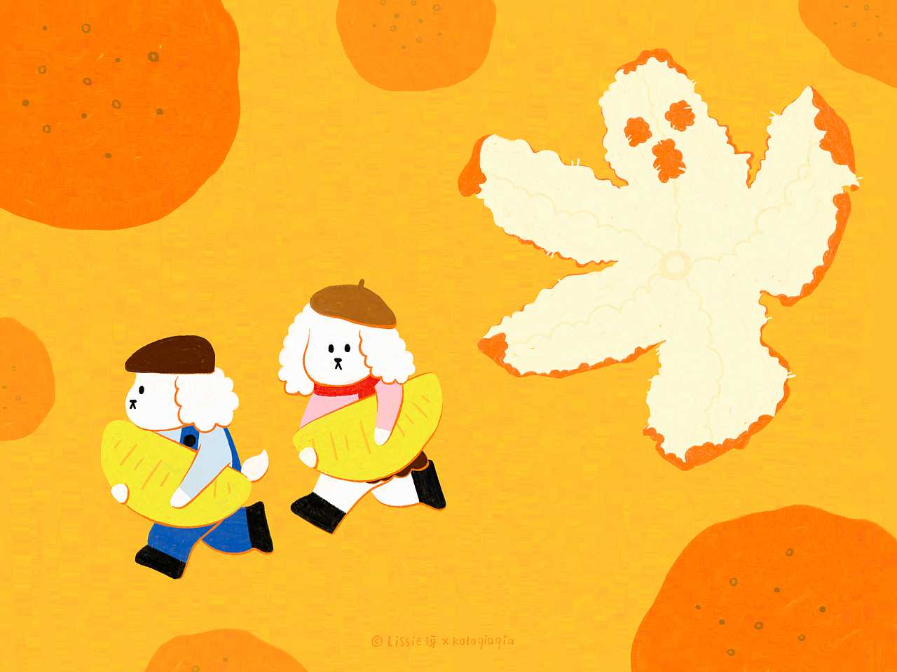 【纯真小狗】关于两只小狗的故事（图ZMzE4ODUwNjUy） - 创作习作 - 站酷设计师Lissie呀原创素材 - 站酷ZCOOL