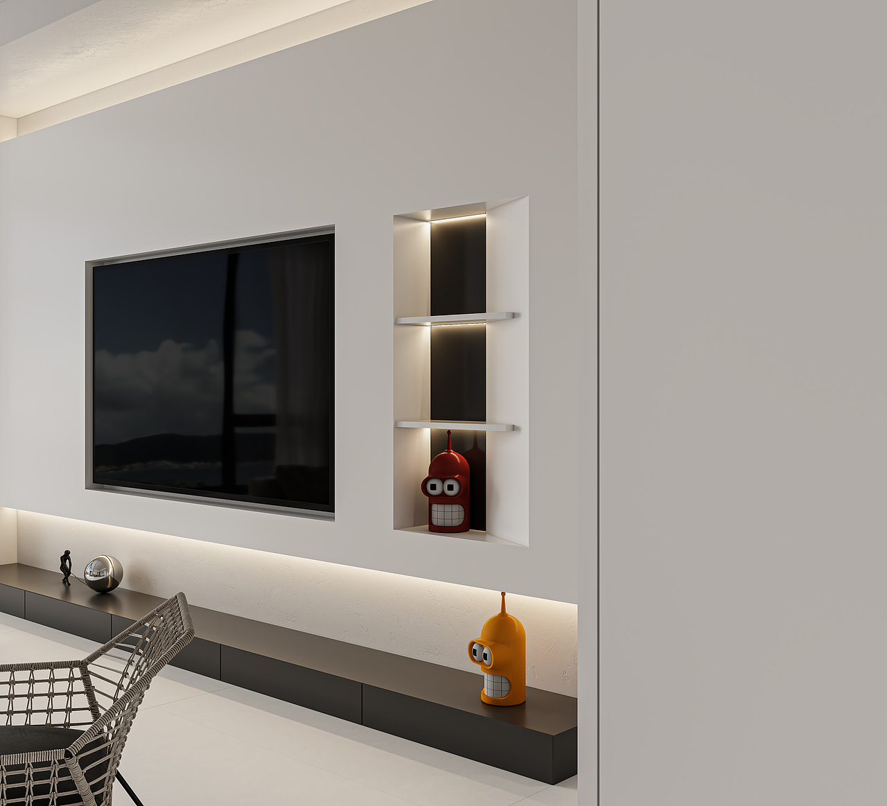 简单的白色,不简单的白色。