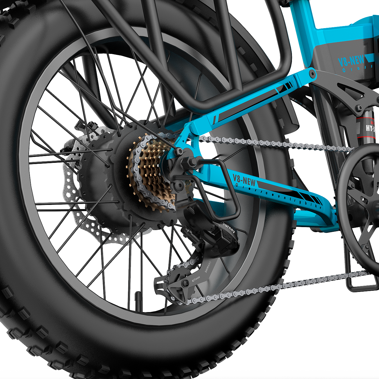 品牌电动自行车效果图渲染