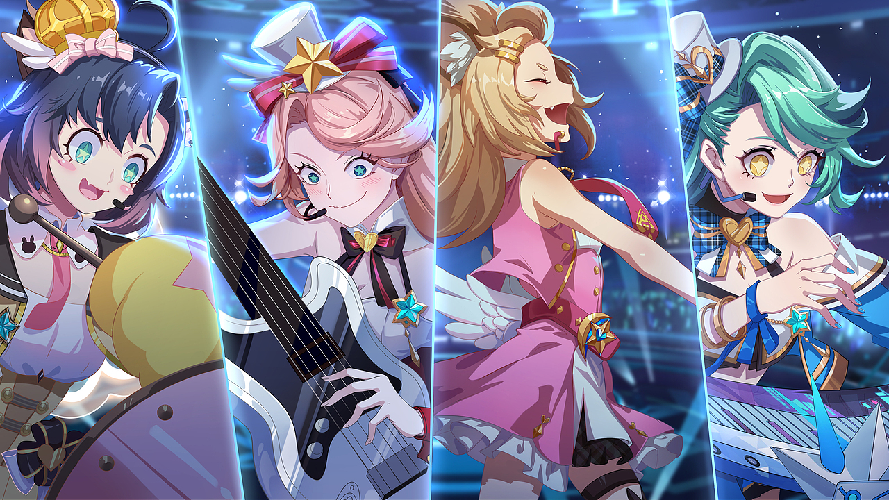 《非人学园》偶像乐队4un闪耀登场!