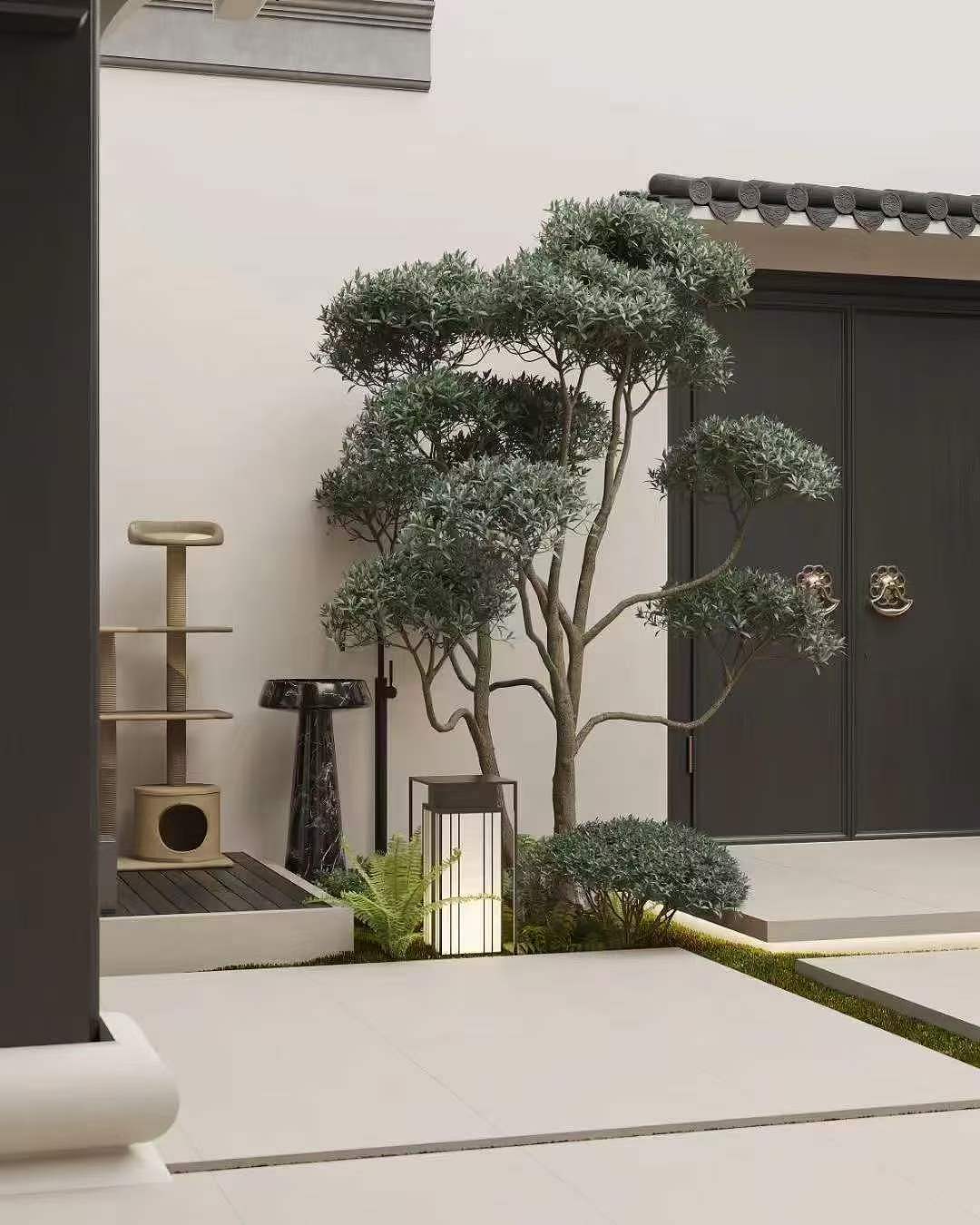 中式庭院（图ZMzQwMDE1NjI0） - 家装设计 - 站酷设计师Z556216560原创素材 - 站酷ZCOOL
