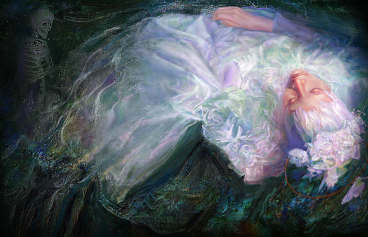 最后的王女（图ZMzA0NDYyNzEy） - 艺术插画 - 站酷设计师裙裙儿原创素材 - 站酷ZCOOL