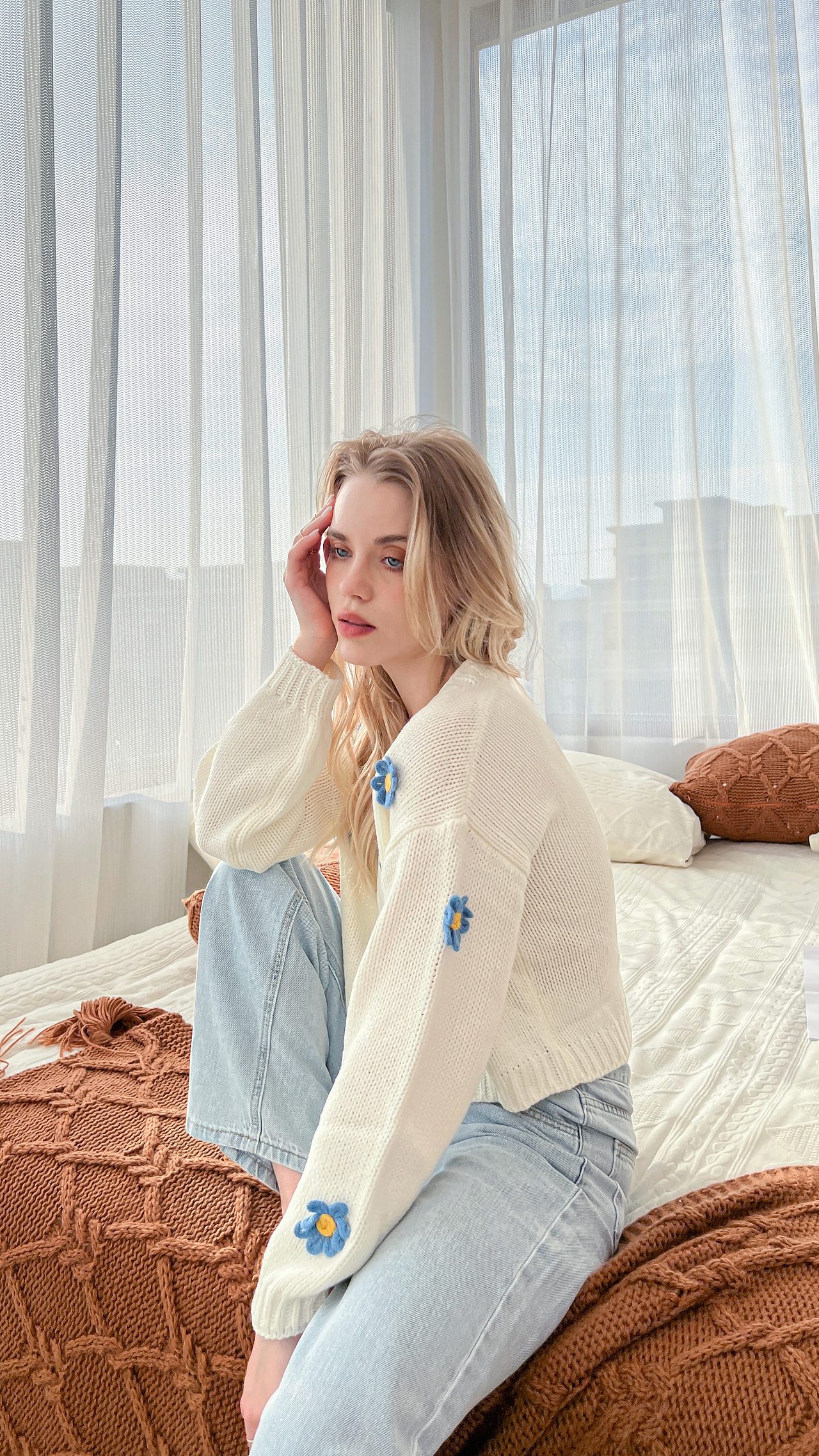 秋季毛衣 手机摄影