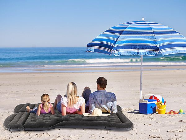 亚马逊A+ 汽车充气床 旅行床垫 电商套图（图ZMzU0ODQxNTg4） - 宣传物料 - 站酷设计师与影产品摄影原创素材 - 站酷ZCOOL