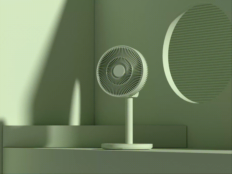 WIND WIRE 风扇产品场景渲染