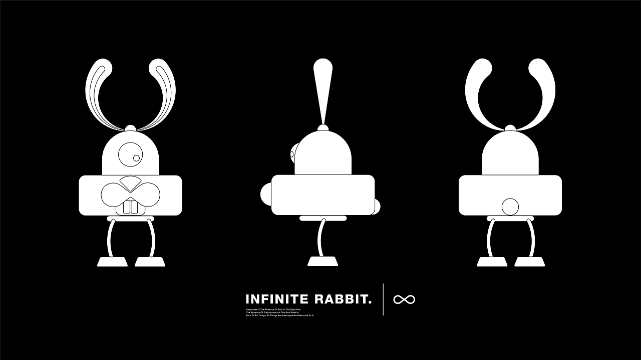 INFINITE RABBIT 无限兔子-兔年IP形象设计（图ZMzQ3MTAxMzUy） - IP形象 - 站酷设计师李金钊原创素材 - 站酷ZCOOL