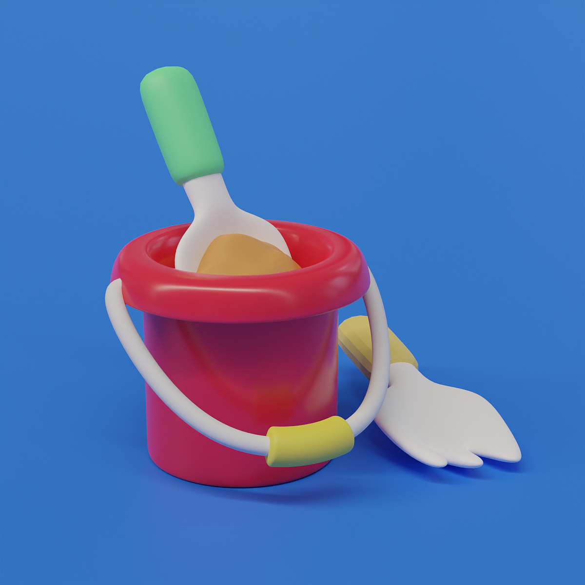 BLANDER打卡WEEK2-沙滩工具（图ZMzMxODc4NTg0） - 场景 - 站酷设计师ORIKIdesi原创素材 - 站酷ZCOOL