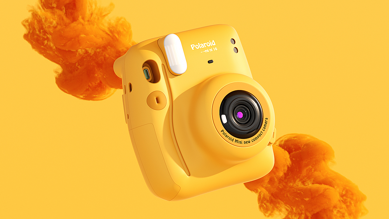 POLAROID》拍立得产品建模渲染作品-学生作业（图ZMjk2NjM4MTY0） - 产品 - 站酷设计师某童鞋原创素材 - 站酷ZCOOL