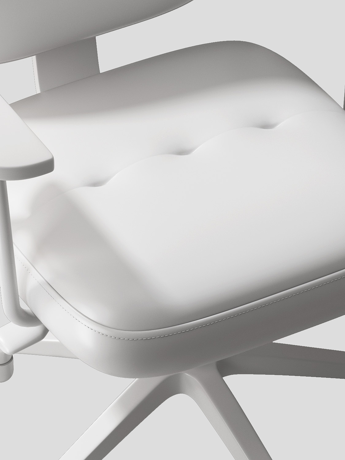 电商家具|电脑椅建模渲染+AI场景合成