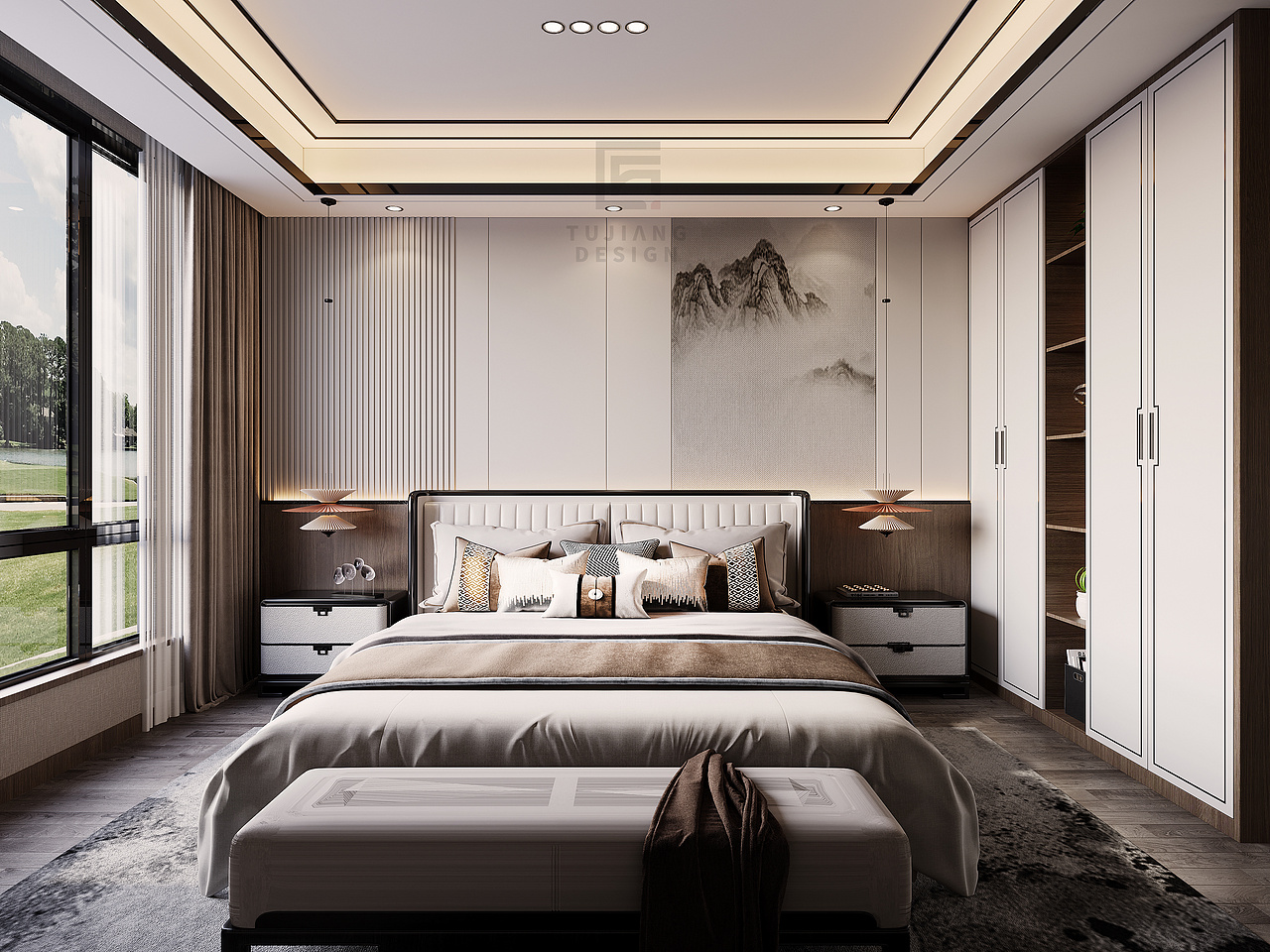 东方风骨的当代表达,新中式大宅设计