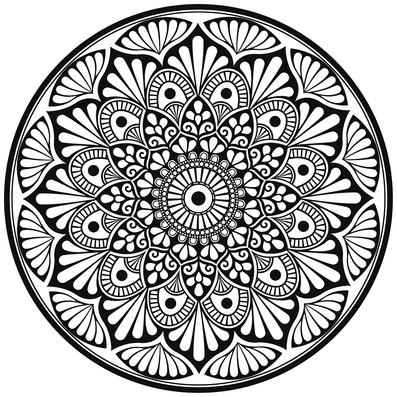 插画包装【曼陀罗花纹】