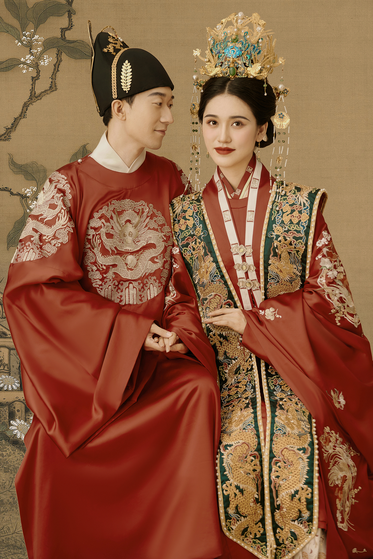 当汉服遇见了工笔画，碰撞出不一样的火花（图ZMzIxMDA0MTAw） - 婚礼摄影 - 站酷设计师遇见YUJIAN原创素材 - 站酷ZCOOL