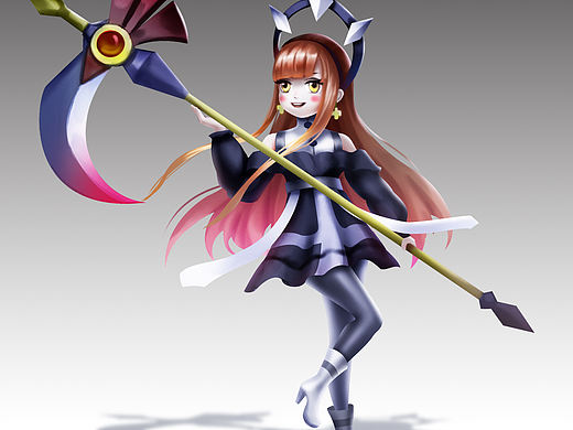 Q版小魔女设计（个人主页-ZNjA4OTc4NzY=） - 游戏原画 - 站酷设计师默克画画原创素材 - 站酷ZCOOL