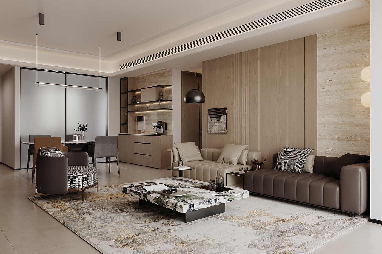 现代风格-未来效果图（图ZMzcwMjY0OTE2） - 家装设计 - 站酷设计师兔子开火车原创素材 - 站酷ZCOOL