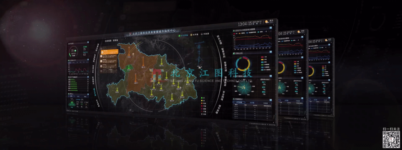 北京江图科技某某智慧城市指挥中心-城市环保（图ZMzM3OTE0Mzgw） - 软件界面 - 站酷设计师北京江图科技原创素材 - 站酷ZCOOL