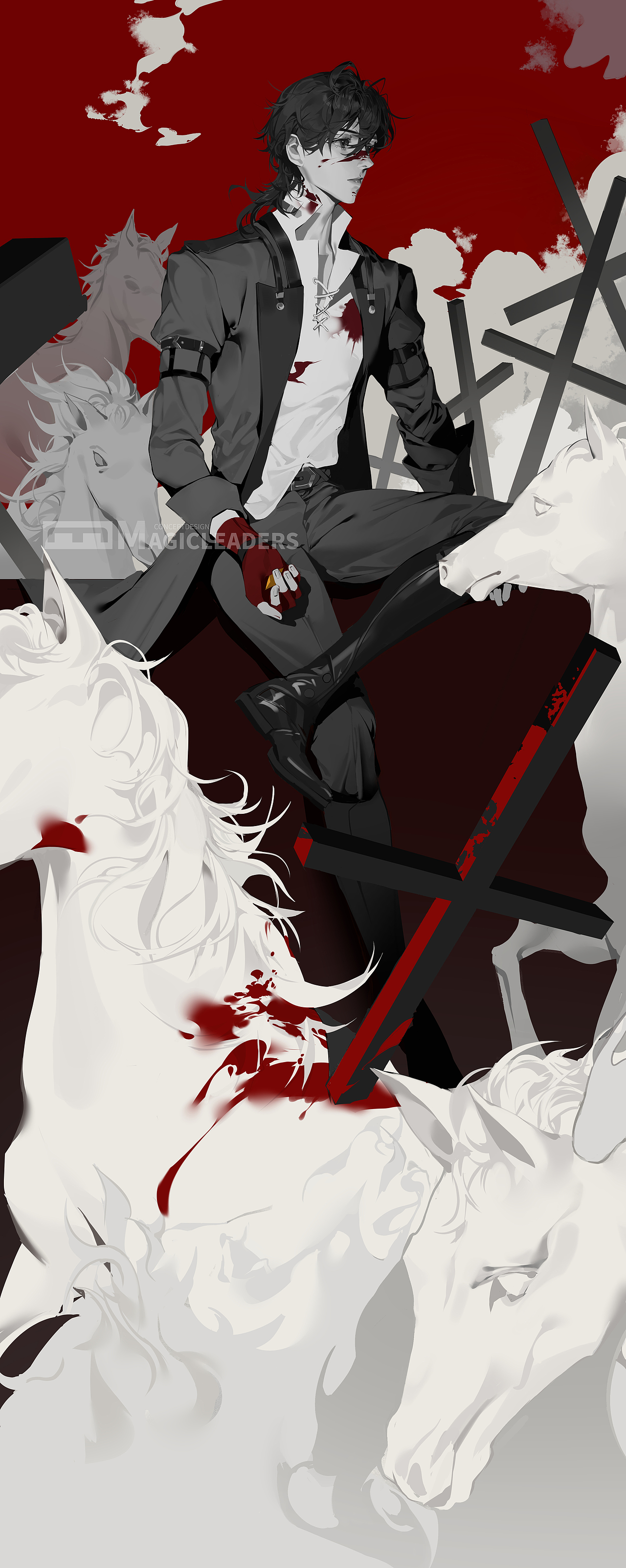 曼奇立德 | 角色插画研修班学员同人作业节选vol.5（图ZMzQ0MjQzOTUy） - 游戏原画 - 站酷设计师糖不苦zz原创素材 - 站酷ZCOOL