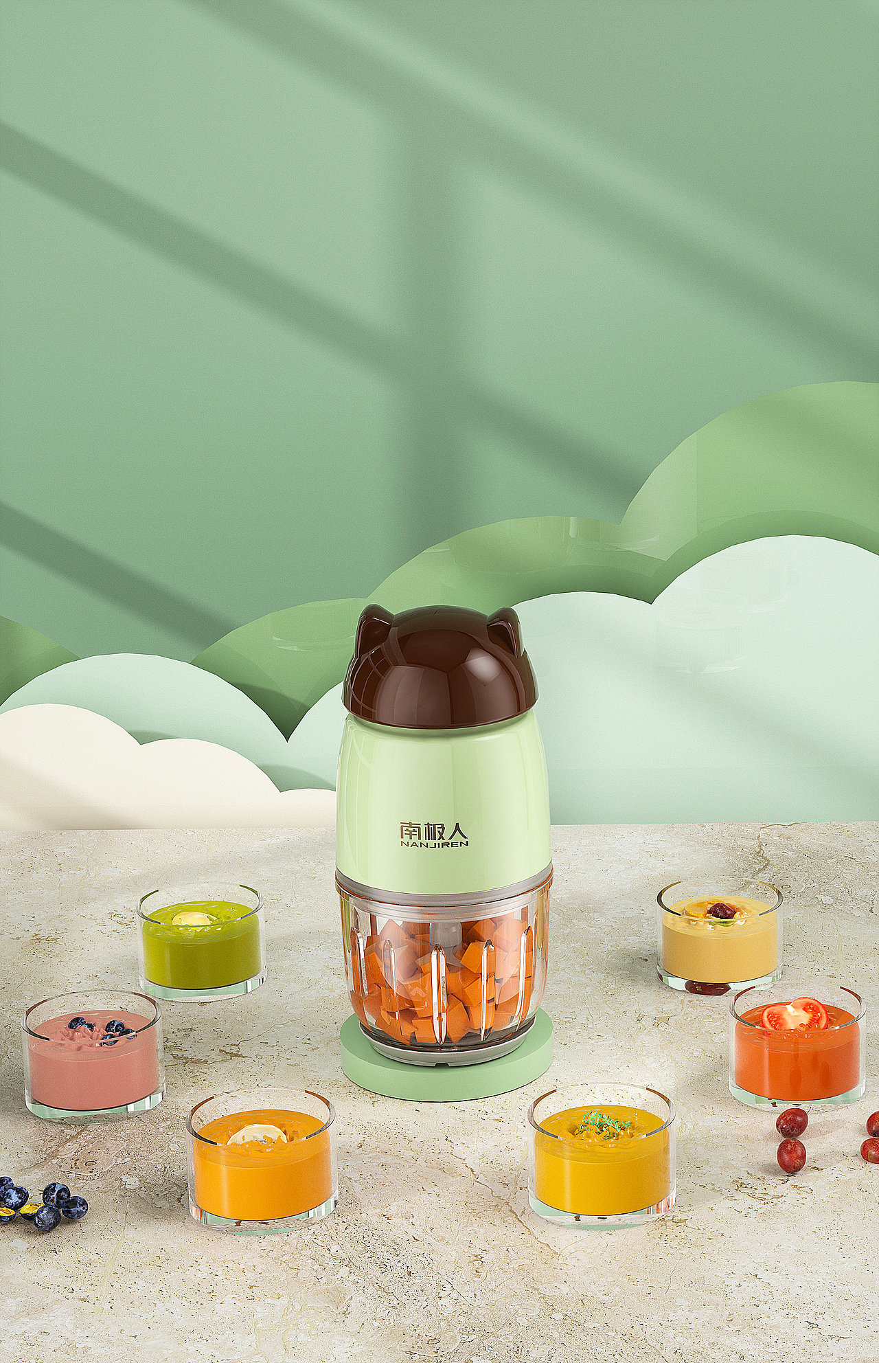洗衣机*辅食机渲染（图ZMzMwMDQzMjQw） - 电商 - 站酷设计师飘飘12原创素材 - 站酷ZCOOL