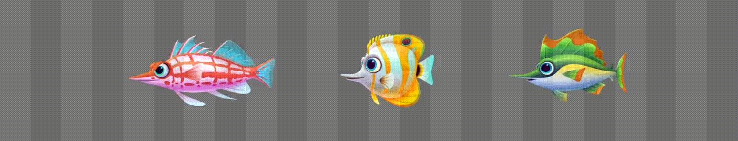 solitaire fish 欧美风格小游戏概念设计合集（图ZMzQ1ODkwOTUy） - 游戏原画 - 站酷设计师王的沙发原创素材 - 站酷ZCOOL