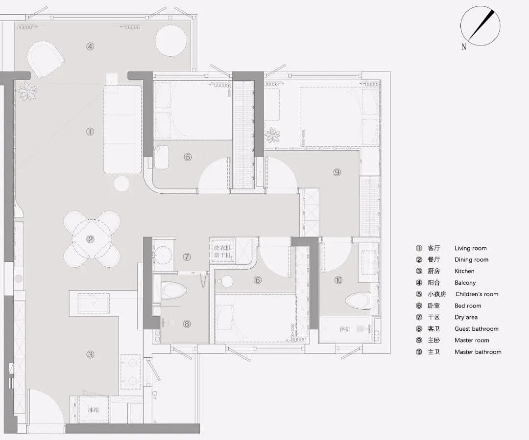 奶油味的家，开放式厨房、无主灯设计...自带滤镜感！（图ZMzM1ODQ0MDQ0） - 家装设计 - 站酷设计师峰光无限装饰原创素材 - 站酷ZCOOL